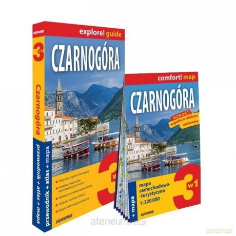Czarnogóra 3w1: przewodnik + atlas + mapa [KSIĄŻKA]