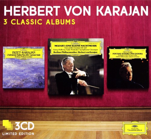 Herbert Von Karajan: 3 Classic Albums: Mozart, Bizet, Respighi [3CD]