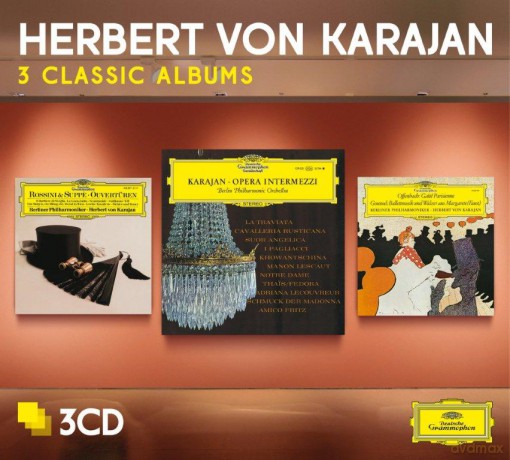 Herbert Von Karajan: 3 Classic Albums:Opera Intermezzi, Offenbach, Von Suppe [3CD]