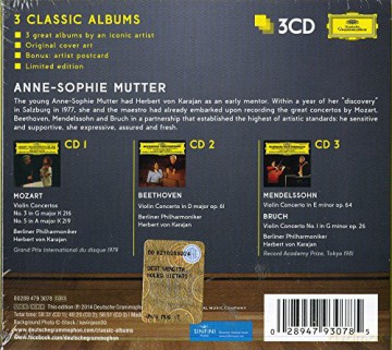 Anne Sophie Mutter: 3 Classic Albums [3CD]