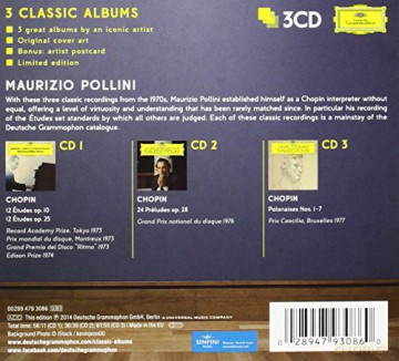 Maurizio Pollini: 3 Classic Albums [3CD]