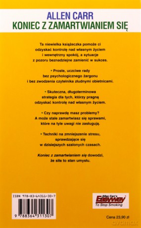 Koniec z zamartwianiem się - Allen Carr [KSIĄŻKA]