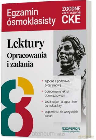 Lektury na egzaminie ósmoklasisty Opracowania [KSIĄŻKA]