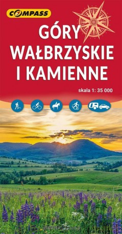 Mapa - Góry Wałbrzyskie i Kamienne 1:35 000