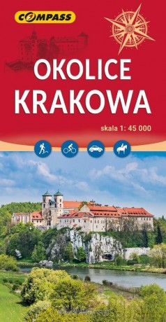 Mapa - Okolice Krakowa 1:45 000