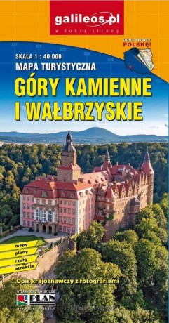 Mapa turystyczna - Góry Kamienne i Wałbrzyskie