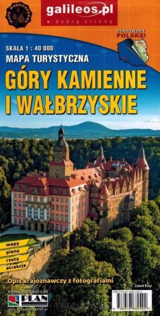 Mapa turystyczna - Góry Kamienne i Wałbrzyskie lam