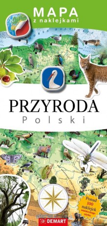 Mapa z naklejkami Przyroda Polski [KSIĄŻKA]