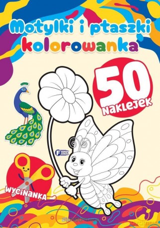 Motylki i ptaszki. Kolorowanka [KSIĄŻKA]