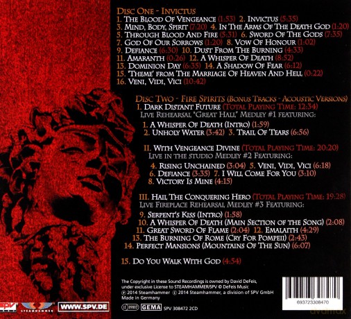 Virgin Steele: Invictus (digipack) [2CD]