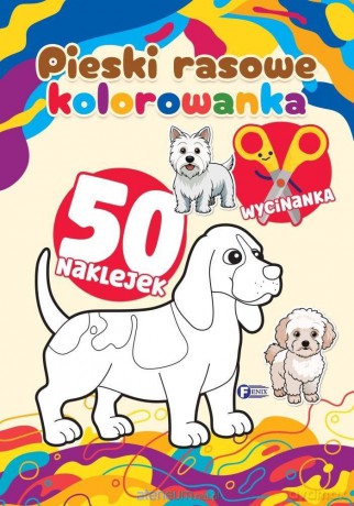 Pieski rasowe. Kolorowanka [KSIĄŻKA]