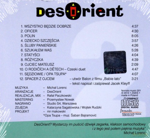 Des Orient: 2 - Muzyka Michała Lorenca [CD]