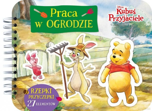 Rzepki-przyczepki. Praca w ogrodzie. Disney Kubuś - Monika Kiersnowska [KSIĄŻKA]