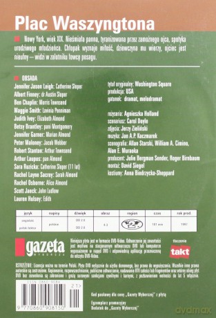 Plac Waszyngtona (slim) [DVD]