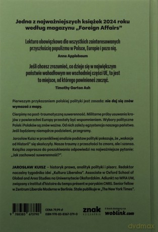 Strach o suwerenność. Nowa polska polityka - Jarosław Kuisz [KSIĄŻKA]