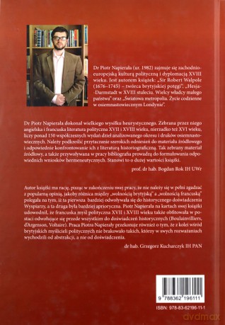 `Kraj wolności` i `kraj niewoli`. Brytyjska i francuska wizja wolności w XVII i XVIII wieku - Piotr Napierała [KSIĄŻKA]