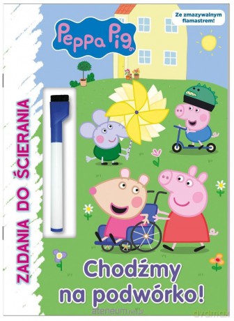 Świnka Peppa. Zadania do ścierania. Chodźmy na... [KSIĄŻKA]