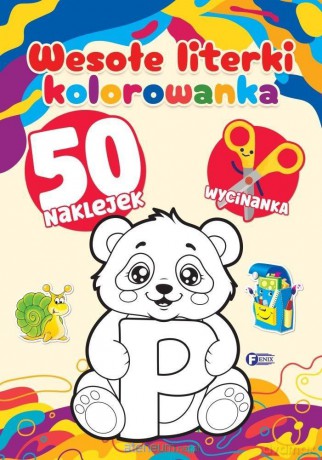 Wesołe literki. Kolorowanka [KSIĄŻKA]