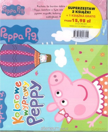 Zestaw 3 książeczek: Świnka Peppa [KSIĄŻKA]