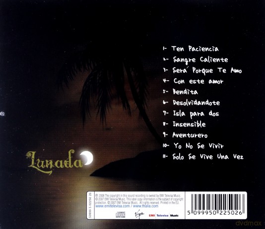 Thalia: Lunada [CD]