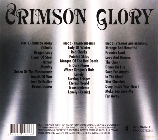 Crimson Glory: The Roadrunner Years [3CD]