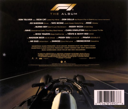 F1 The Album soundtrack [CD]