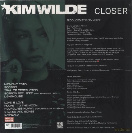 Kim Wilde: Closer (Limited) [Winyl]