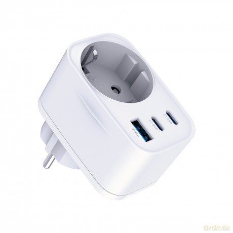 3mk Comfort Charger GaN 30W QC PD PPS 2C1A1S White