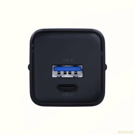 3mk Hyper GaN Charger 20W QC4+ PD PPS USB 1A1C Black EU