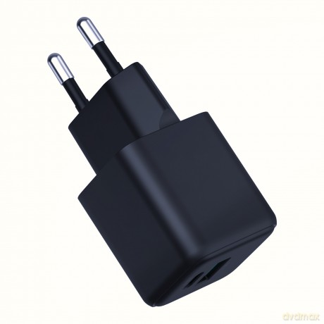 3mk Hyper GaN Charger 20W QC4+ PD PPS USB 1A1C Black EU