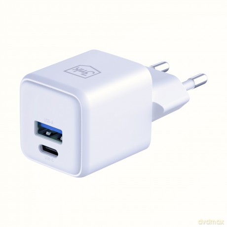 Accessories -3mk Hyper GaN Charger 20W QC4+ PD PPS USB 1A1C White EU
