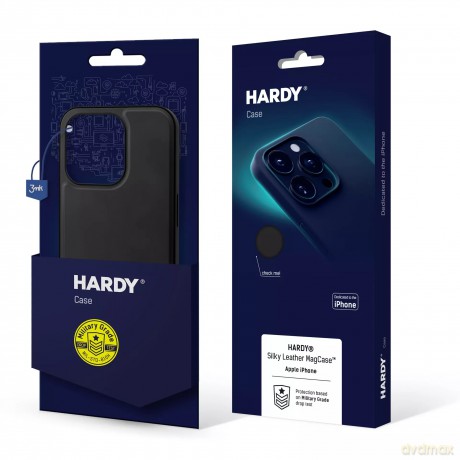 Apple iPhone 12/12 Pro - 3mk Hardy Apple Silky Leather MagCase