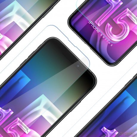 Apple iPhone 15 - 3mk FlexibleGlass Pro v2.0