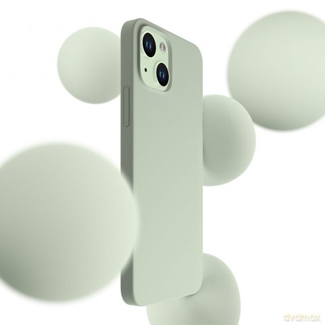 Apple iPhone 15 - 3mk Hardy Silicone MagCase Green
