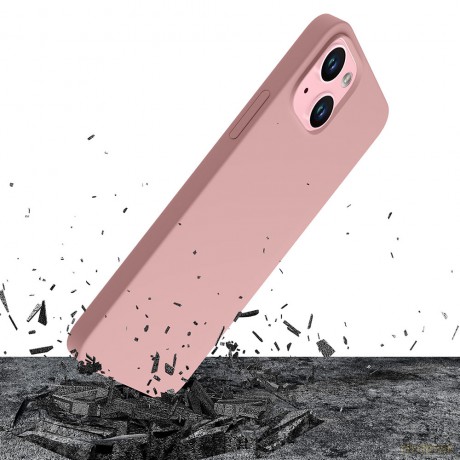 Apple iPhone 15 Plus - 3mk Hardy Silicone MagCase Pink