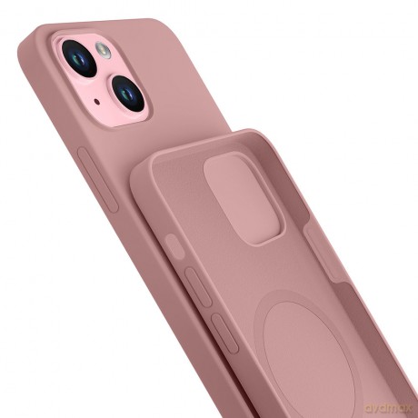 Apple iPhone 15 Plus - 3mk Hardy Silicone MagCase Pink