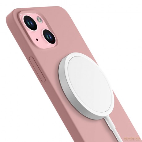 Apple iPhone 15 Plus - 3mk Hardy Silicone MagCase Pink