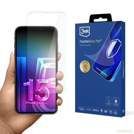 Apple iPhone 15 Pro - 3mk FlexibleGlass Pro v2.0