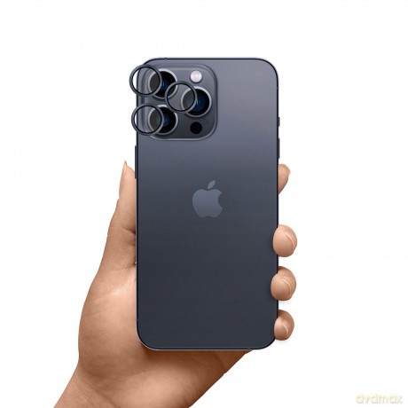 Apple iPhone 15 Pro - HARDY Lens Protection Pro Black