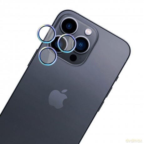 Apple iPhone 15 Pro Max - HARDY Lens Protection Pro Rainbow