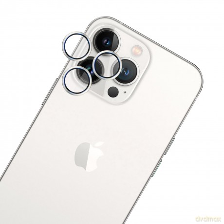 Apple iPhone 15 Pro Max - HARDY Lens Protection Pro White