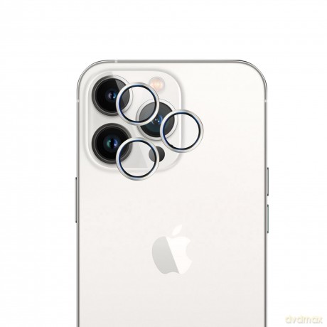 Apple iPhone 15 Pro Max - HARDY Lens Protection Pro White