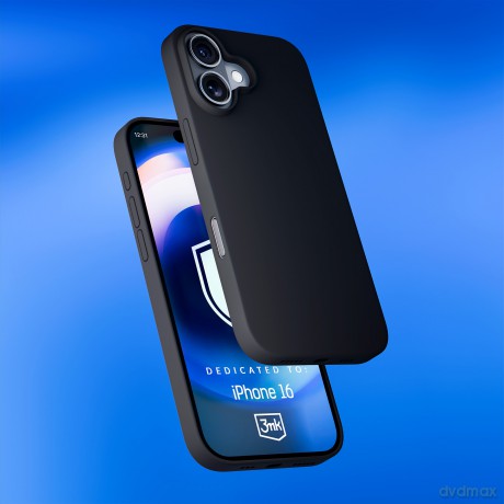 Apple iPhone 16 - 3mk Hardy Silicone MagCase Graphite