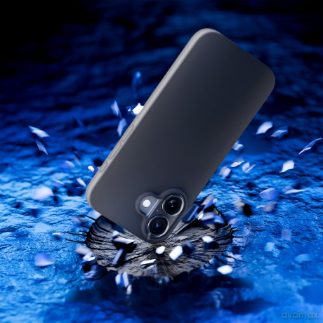 Apple iPhone 16 - 3mk Hardy Silicone MagCase Graphite