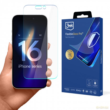 Apple iPhone 16 Pro - 3mk FlexibleGlass Pro v2.0