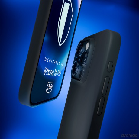 Apple iPhone 16 Pro - 3mk Hardy Silicone MagCase Graphite