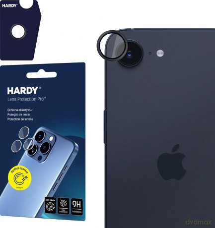 Apple iPhone 16E - HARDY Lens Protection Pro Black