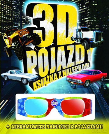 3D pojazdy. Książka z nalepkami [KSIĄŻKA]
