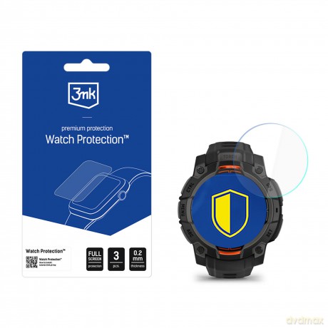 Garmin Instinct 3 Tactical Edition 45mm (Solar) - 3mk Watch Protection FlexibleGlass