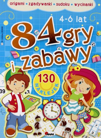 84 gry i zabawy 4-6 lat - Piotr Kozera [KSIĄŻKA]